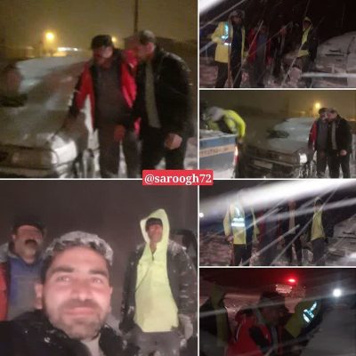 کمک به خودروها در برف